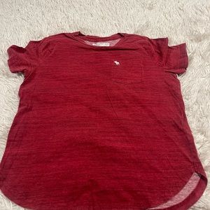 Abercrombie T Shirt -Size 13/14 Red